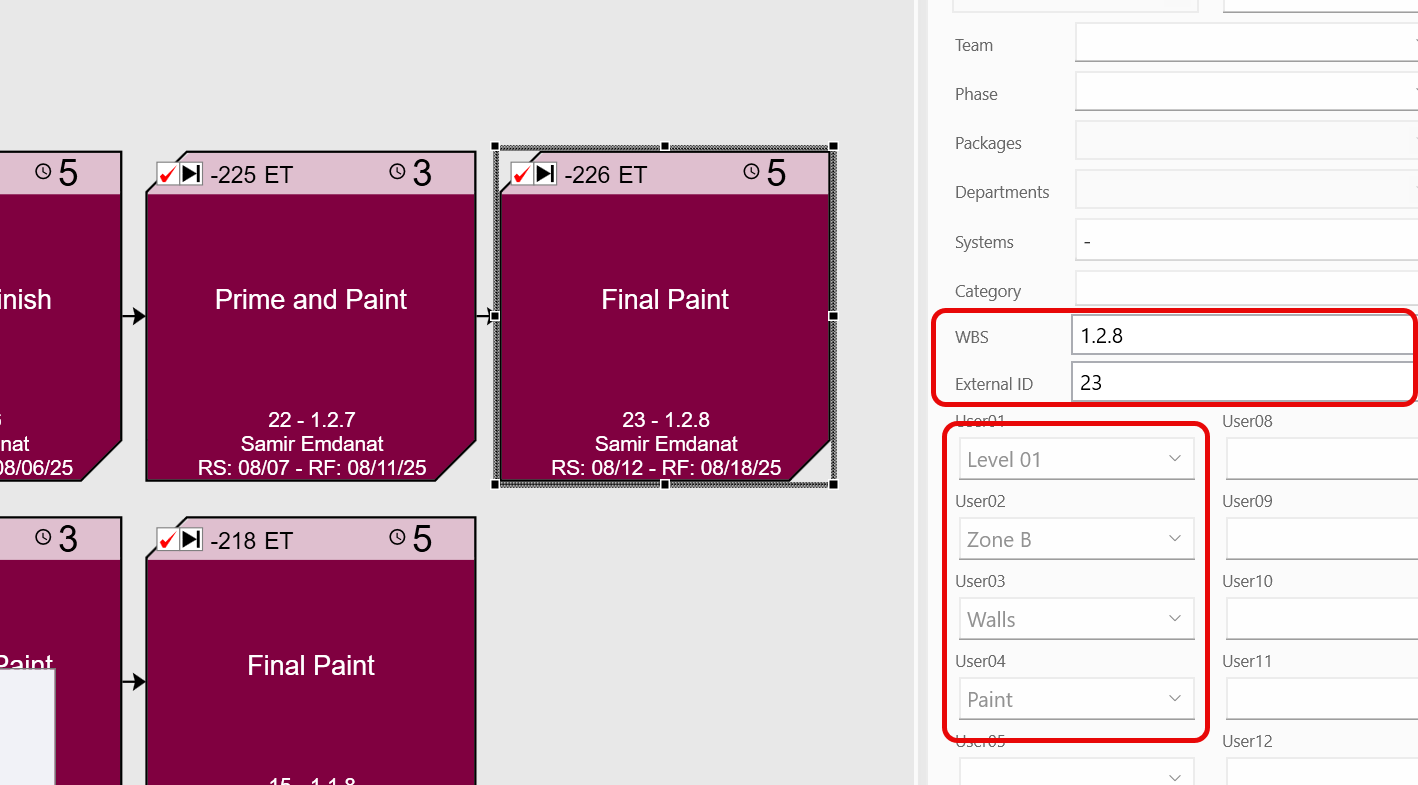 6.2.3. Import MS Project XML