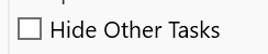4. Hide Other Tasks