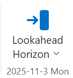 3. Lookahead Horizon