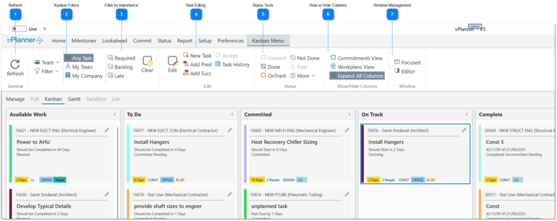 4.5. The Kanban View